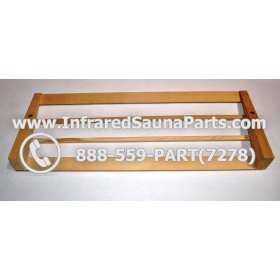 WOOD MAGAZINE HOLDERS - HEMLOCK WOOD MAGAZINE RACK ( 19" x 7" ) 4