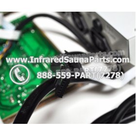 COMPLETE CONTROL POWER BOX WITH CONTROL PANEL - COMPLETE CONTROL POWER BOX CAL SAUNA INFRARED SAUNA STYLE 1 WITH TWO CONTROL PANELS 4