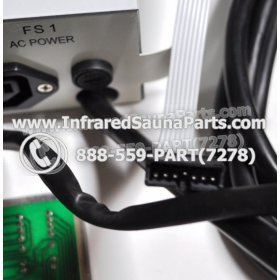 COMPLETE CONTROL POWER BOX WITH CONTROL PANEL - COMPLETE CONTROL POWER BOX CAL SAUNA INFRARED SAUNA STYLE 1 WITH TWO CONTROL PANELS 5