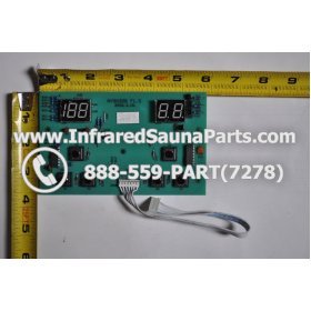 CIRCUIT BOARDS WITH  FACE PLATES - CIRCUIT BOARD WITH FACEPLATE HYDRA INFRARED SAUNA NYSN3DB F1.3 WITH WIRE 5