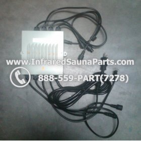 COMPLETE CONTROL POWER BOX 110V / 120V - COMPLETE CONTROL POWER BOX 110V  120V SUNTECH INFRARED SAUNA WITH 8 HEATER PLUGS v1 13