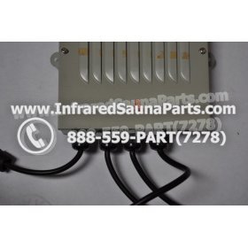 COMPLETE CONTROL POWER BOX 110V / 120V - COMPLETE CONTROL POWER BOX 110V / 120V DELUXE INFRARED SAUNA WITH 8 HEATER PLUGS v1 2