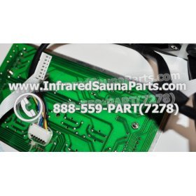 COMPLETE CONTROL POWER BOX WITH CONTROL PANEL - COMPLETE CONTROL POWER BOX WATERSTAR INFRARED SAUNA STYLE 1 WITH TWO CONTROL PANELS 6