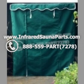 Beige - RAIN COVER FOR 1 PERSON INFRARED SAUNA IN BEIGE FINISH 1