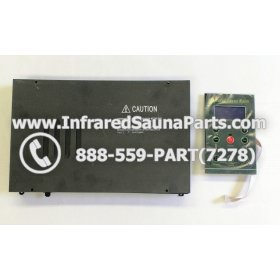 COMPLETE CONTROL POWER BOX WITH CONTROL PANEL - COMPLETE CONTROL POWER BOX 110V  120V  220V WITH 8 CIRCUIT BOARD PINS WITH ONE CONTROL PANEL IN GREEN 1