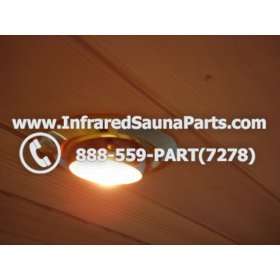 COMPLETE LIGHT ASSEMBLY 12V - COMPLETE LIGHT ASSEMBLY IN GOLD FINISH WITH BULB 12V 2