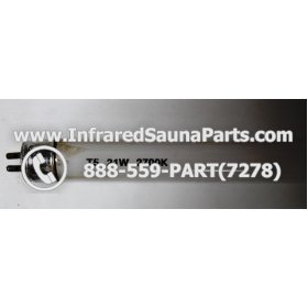 COMPLETE LIGHT ASSEMBLY 220V / 240V - COMPLETE LIGHT ASSEMBLY WITH BULB - 2 PIN CONNECTION FOR EXTERIOR SUNLIGHT INFRARED SAUNA 220V / 240V 4