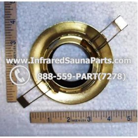 COMPLETE LIGHT ASSEMBLY 110V / 120V - COMPLETE LIGHT ASSEMBLY IN GOLD FINISH WITH BULB 110V / 120V 5