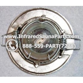 COMPLETE LIGHT ASSEMBLY 220V / 240V - COMPLETE LIGHT ASSEMBLY IN SILVER FINISH WITH BULB 220V / 240V 2