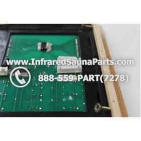 CIRCUIT BOARDS WITH  FACE PLATES - CIRCUIT BOARD WITH FACEPLATE ENLIGHTEN INFRARED SAUNA WITH HEAT LEVEL CONTROL STYLE 1 COMBO SET 3