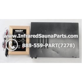 COMPLETE CONTROL POWER BOX WITH CONTROL PANEL - COMPLETE CONTROL POWER BOX HECHT INFRARED SAUNA WITH USB MP3 FM PLAYER ONE CONTROL PANEL 220V / 240V 1