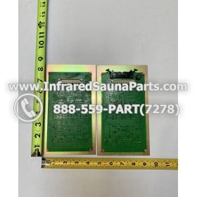 CIRCUIT BOARDS WITH  FACE PLATES - CIRCUIT BOARDS WITH  FACE PLATES HOME SPA SAUNA DUAL CONTROL COMBO 4