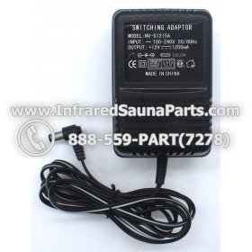 ADAPTERS / TRANSFORMERS - ADAPTERS / TRANSFORMERS SWITCHING MODEL 110V-240V NV-S1215A 12V 1