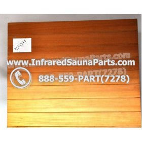WOOD SAUNA WALLS - HEMLOCK WOOD SAUNA PANEL ( 72.5" x 37.8" ) L 2