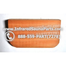 WOOD SHELVES + CUP HOLDERS - HEMLOCK WOOD CUP HOLDER STYLE 9 1