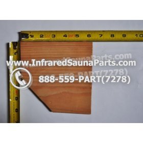 WOOD SHELVES + CUP HOLDERS - HEMLOCK WOOD CUP HOLDER STYLE 6 5