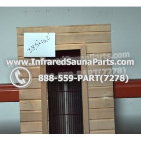 WOOD BENCHS + HEATERS - HEMLOCK WOOD BENCH + HEATER + RED COVER ( 38.5" x 16.2" ) 3