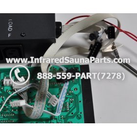 COMPLETE CONTROL POWER BOX WITH CONTROL PANEL - COMPLETE CONTROL POWER BOX 110V / 120V WITH 7 CIRCUIT BOARD PINS 6 FEMALE PLUGS WITH TWO CONTROL PANELS 13