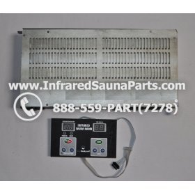 COMPLETE CONTROL POWER BOX WITH CONTROL PANEL - COMPLETE CONTROL POWER BOX MASTERSAUNA INFRARED SAUNA STYLE 2 WITH ONE CONTROL PANEL 1