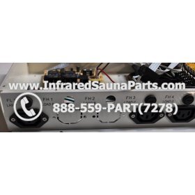 COMPLETE CONTROL POWER BOX WITH CONTROL PANEL - COMPLETE CONTROL POWER BOX IRONMAN INFRARED SAUNA STYLE 1 WITH ONE CONTROL PANEL 14