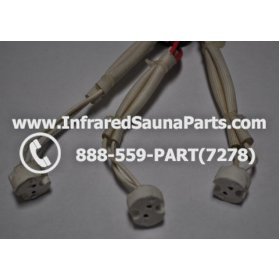 LIGHT WIRING - LIGHT WIRING - HARNESS WITH 3 INPUTS STYLE 3 5