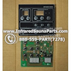 CIRCUIT BOARDS WITH  FACE PLATES - CIRCUIT BOARD WITH FACE PLATE SRZHX001 - (10 BUTTONS) MASTERSAUNA 2
