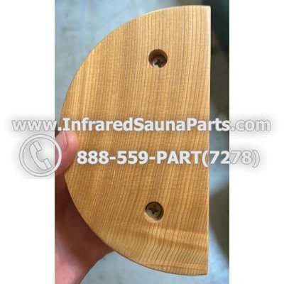 WOOD HANDLES + TOWEL HANDLES - HEMLOCK WOOD DOOR HANDLE STYLE 7 1