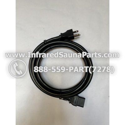 POWER CORD - POWER CORD NEMA 6-20P TO IEC320C19 250V 20A 1