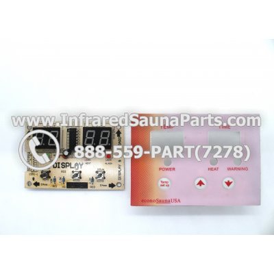 CIRCUIT BOARDS WITH  FACE PLATES - CIRCUIT BOARDS WITH FACE PLATES - SN74HC164N (3 BUTTONS) 1