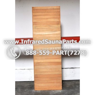 WOOD BENCHS + HEATERS - HEMLOCK WOOD BENCH ( 45.4" x 14.9" ) 1