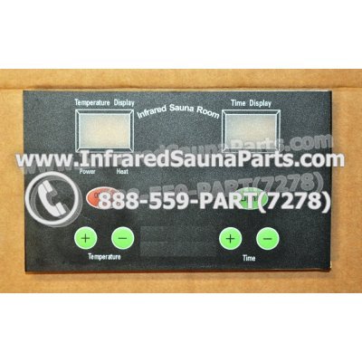 FACE PLATES - FACEPLATE FOR CIRCUIT BOARD SAUNA GEN INFRARED SAUNA NYSN2DB V3.2F 1